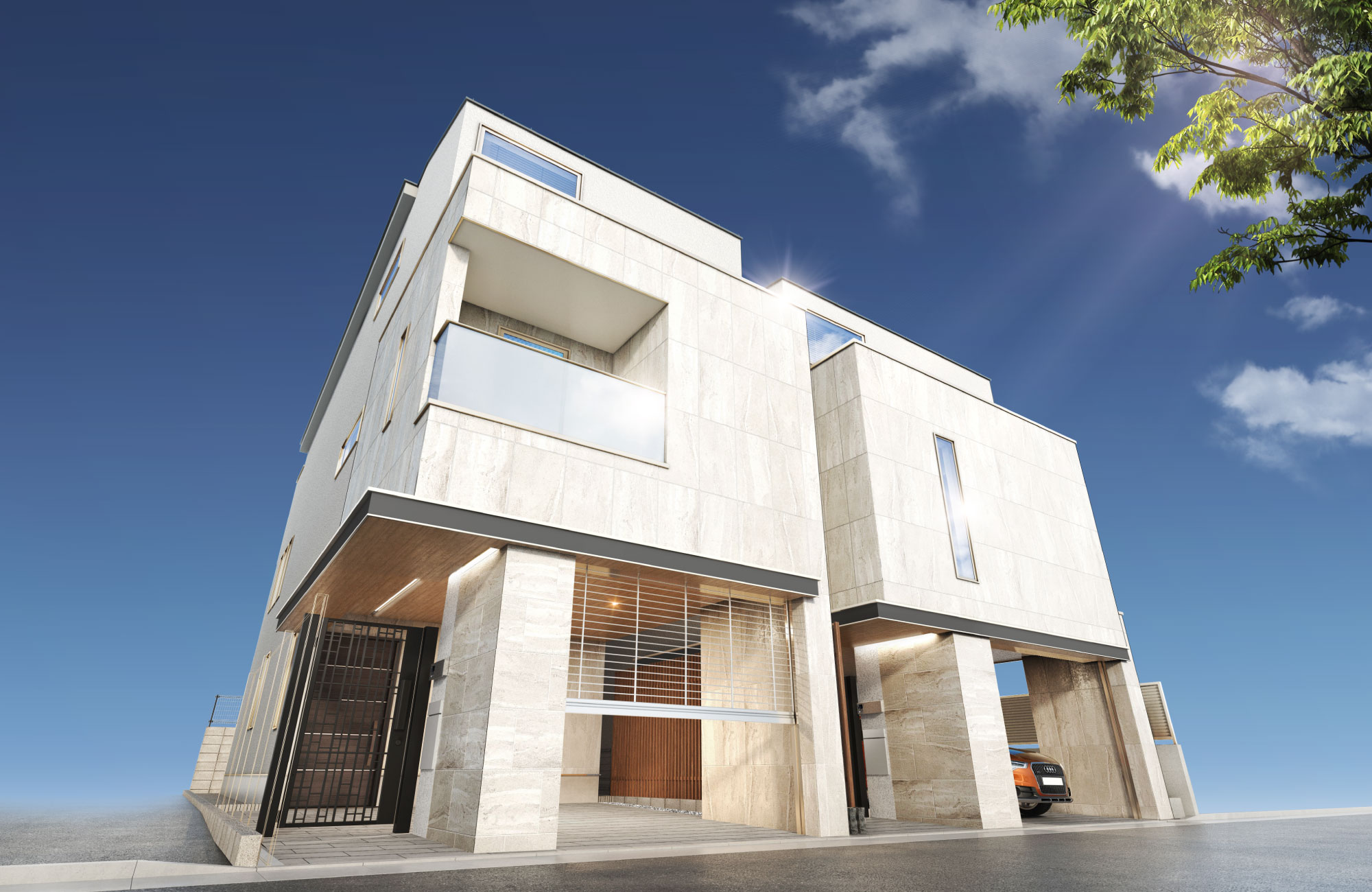 建物完成予想図