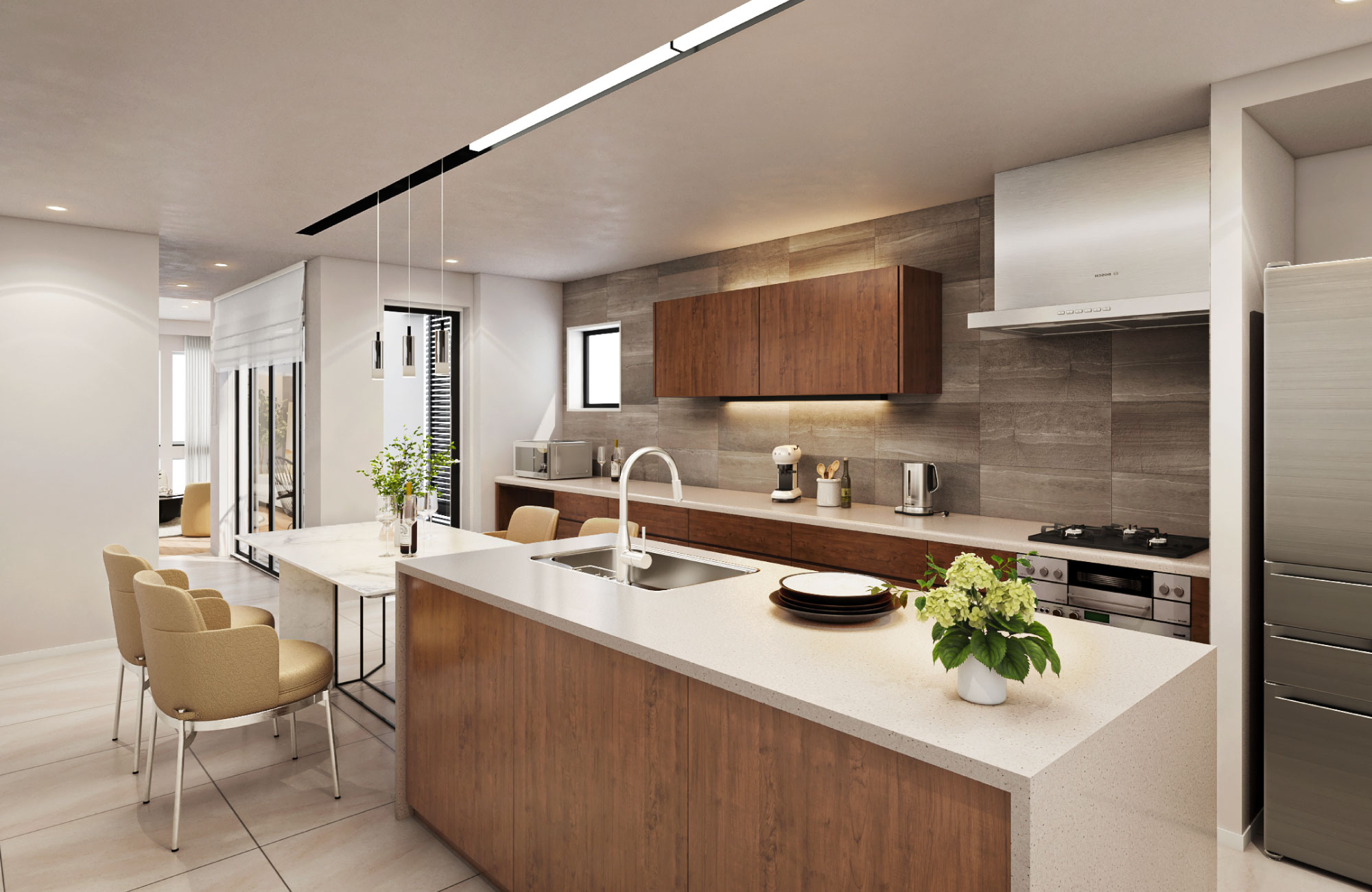 ダイニングキッチン完成予想図