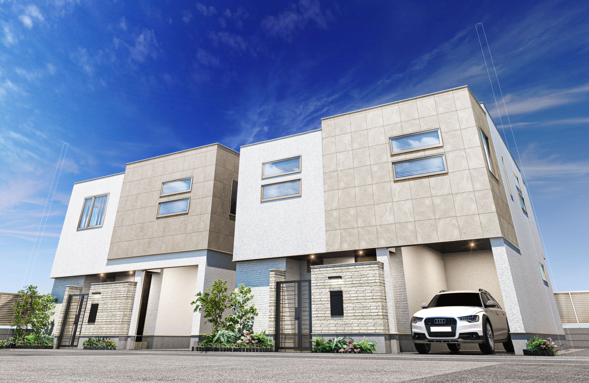 1・2号棟完成予想図