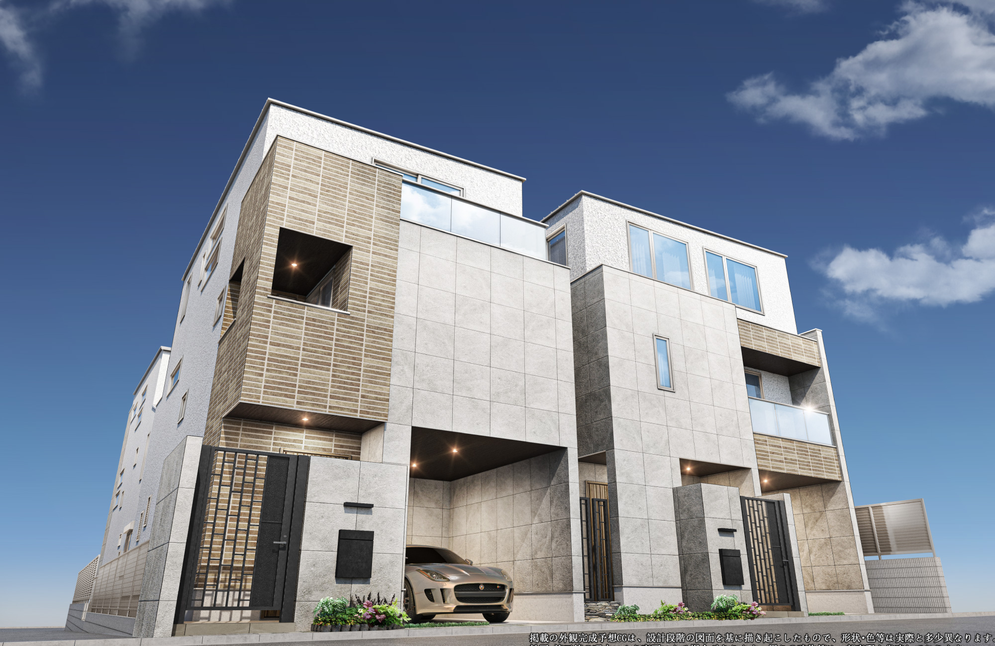 1・2号棟完成予想図